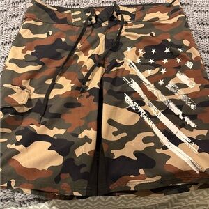 Camouflage Athletic Shorts for Men